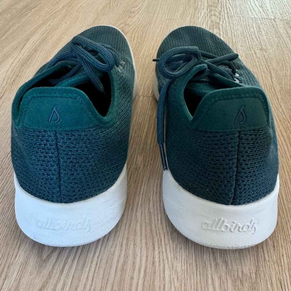 Allbirds emerald teal tree runner tennis shoes - Picture 8 of 8